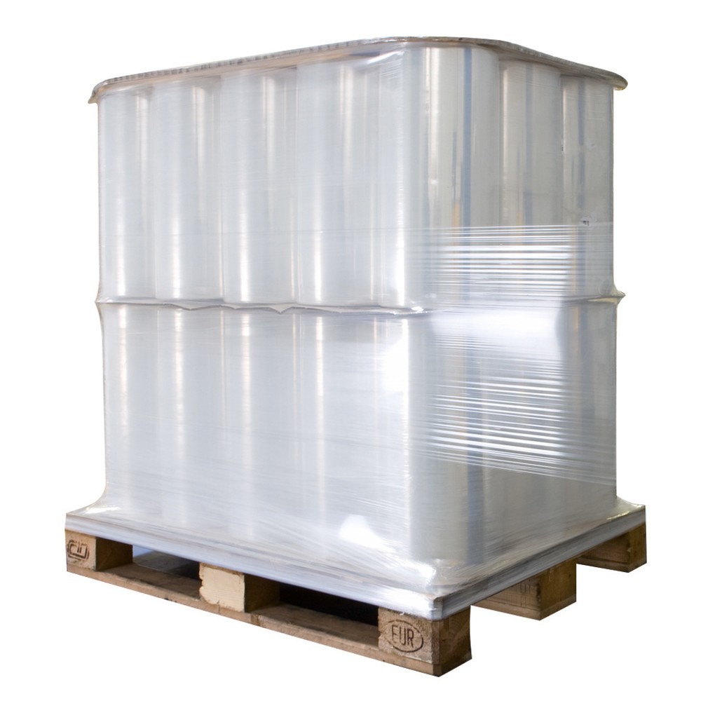 Stretch Film Wrapped Pallet